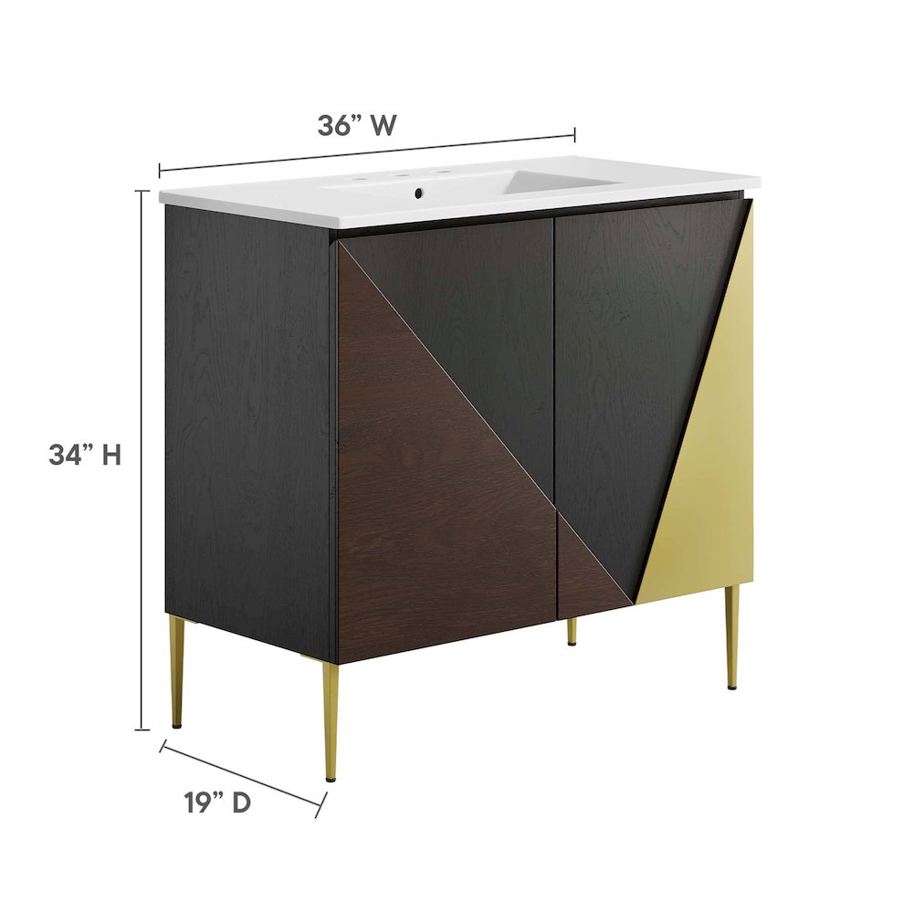 Alchemist 36" Bathroom Vanity. Picture 3