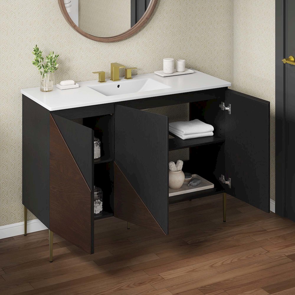 Alchemist 48" Single Sink Bathroom Vanity. Picture 11