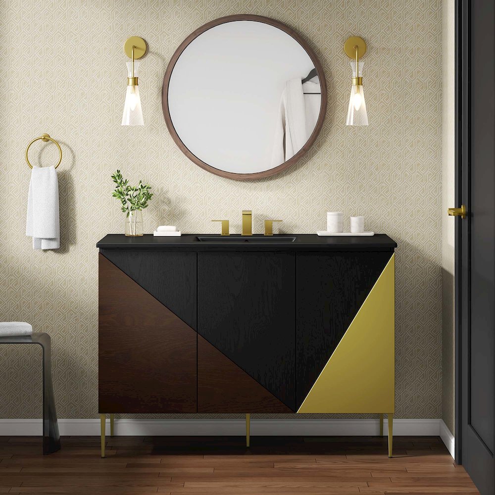 Alchemist 48" Single Sink Bathroom Vanity. Picture 10
