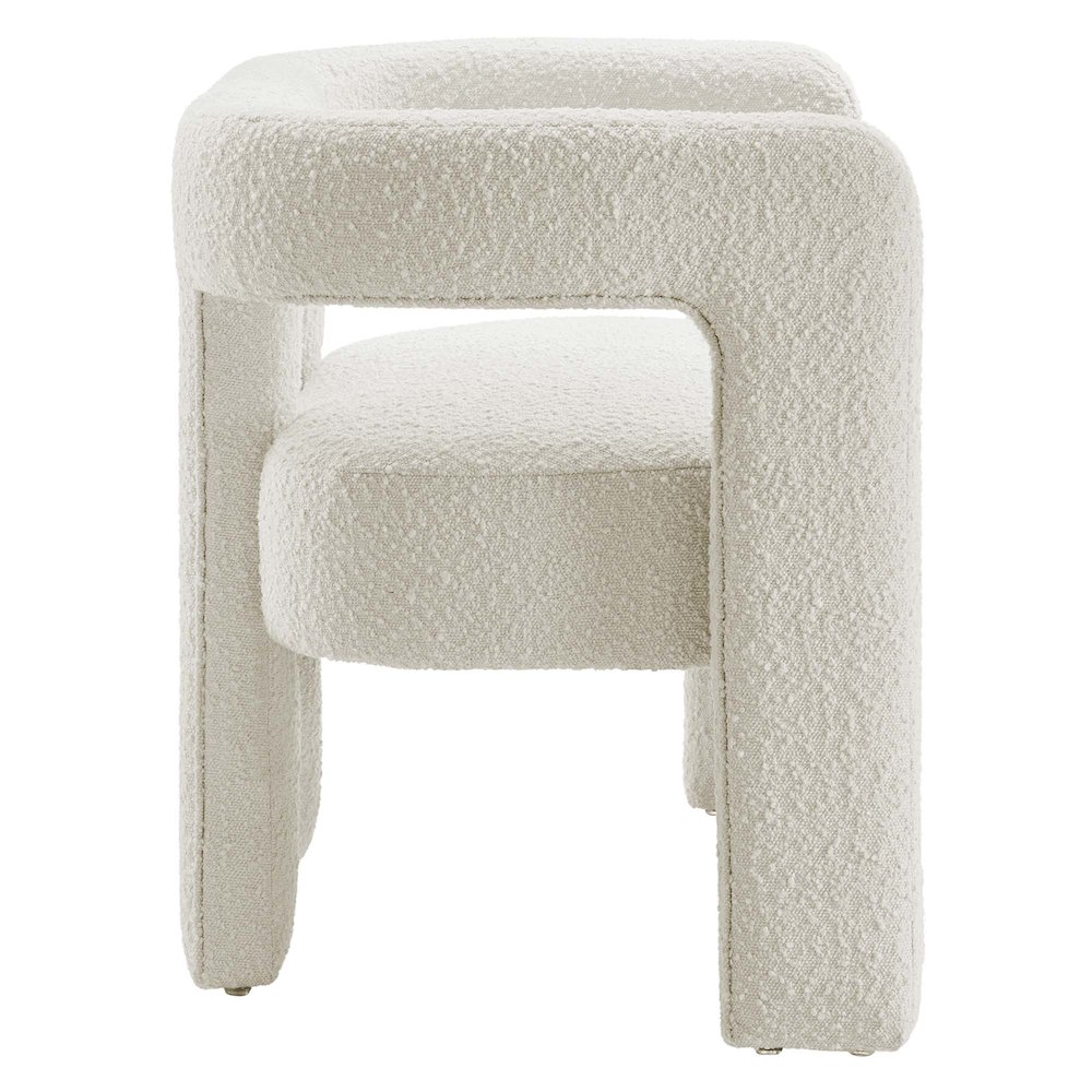 Kayla Boucle Upholstered Loveseat. Picture 4