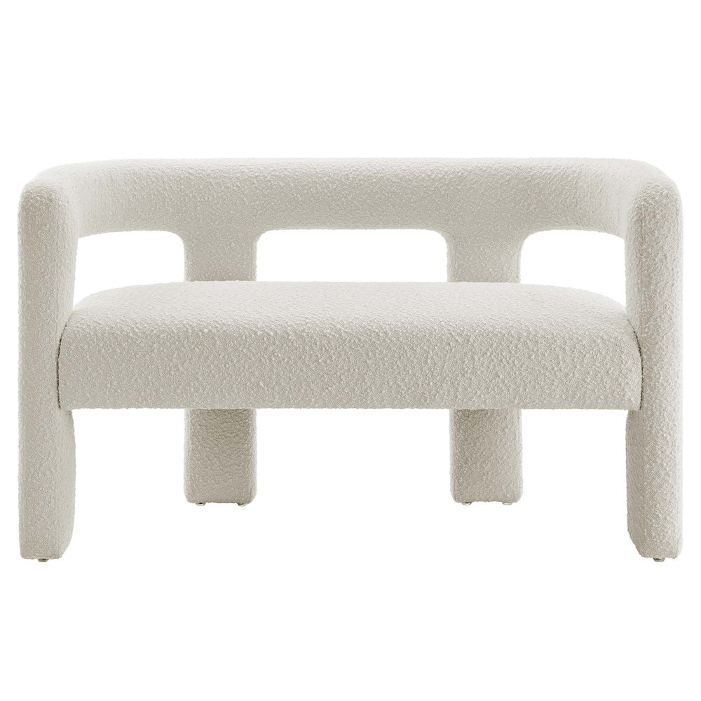 Kayla Boucle Upholstered Loveseat. Picture 6