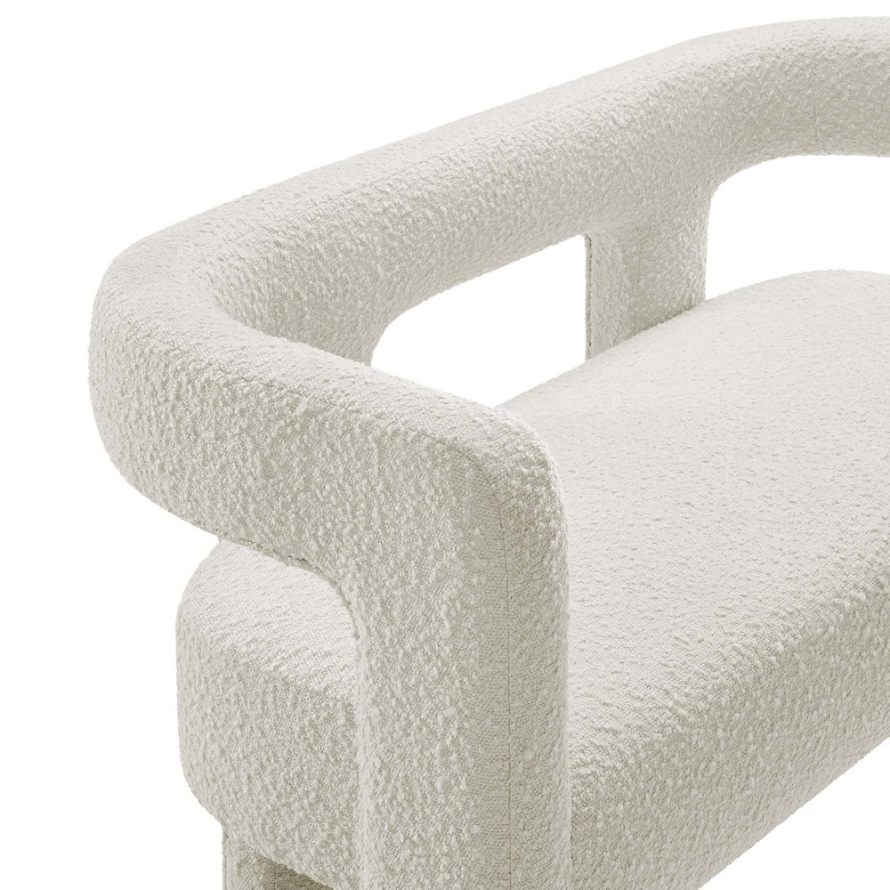 Kayla Boucle Upholstered Loveseat. Picture 7