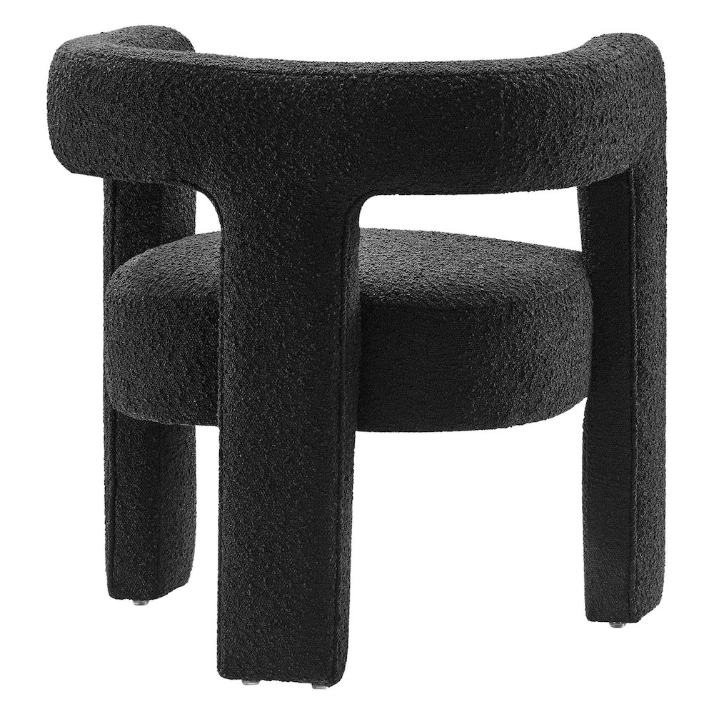 Kayla Boucle Upholstered Armchair. Picture 5