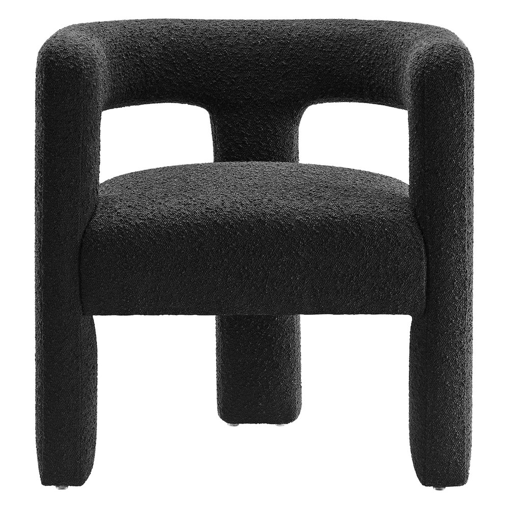 Kayla Boucle Upholstered Armchair. Picture 6