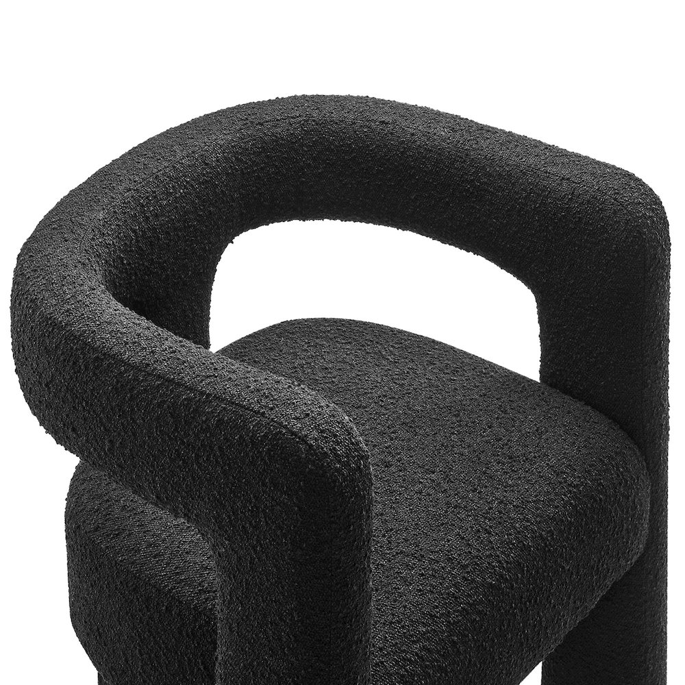 Kayla Boucle Upholstered Armchair. Picture 7