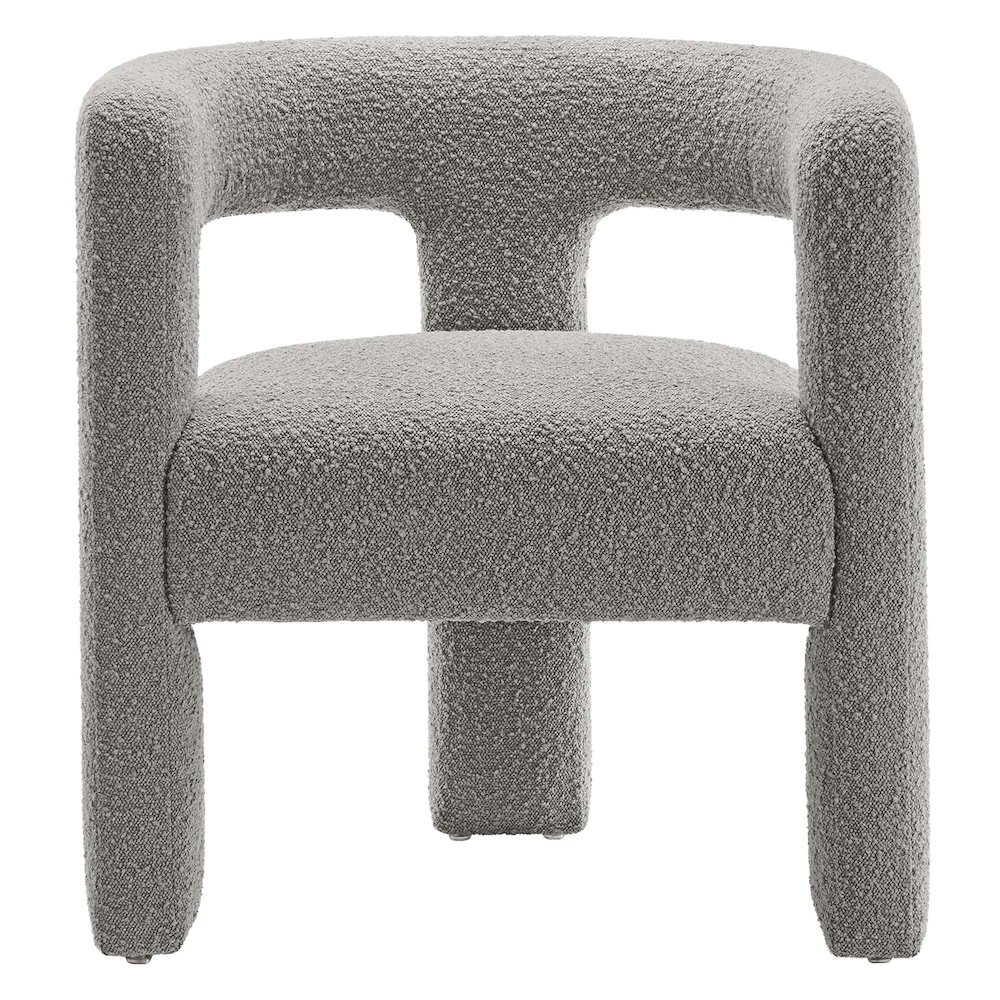 Kayla Boucle Upholstered Armchair. Picture 6