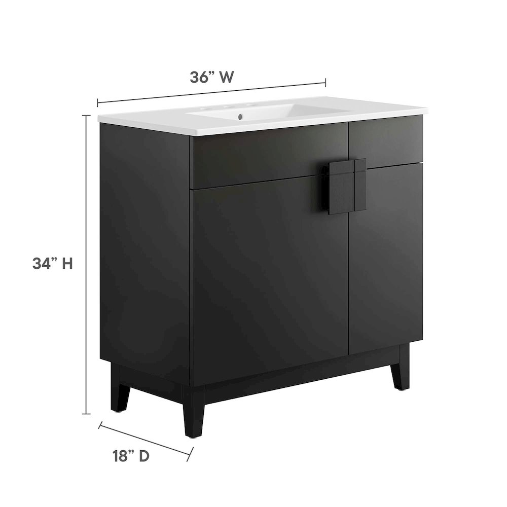 Miles 36” Bathroom Vanity. Picture 3