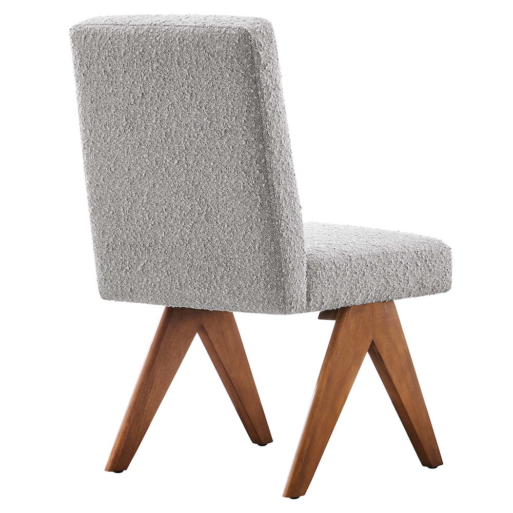 Lyra Boucle Fabric Dining Room Side Chair Set of 2. Picture 5