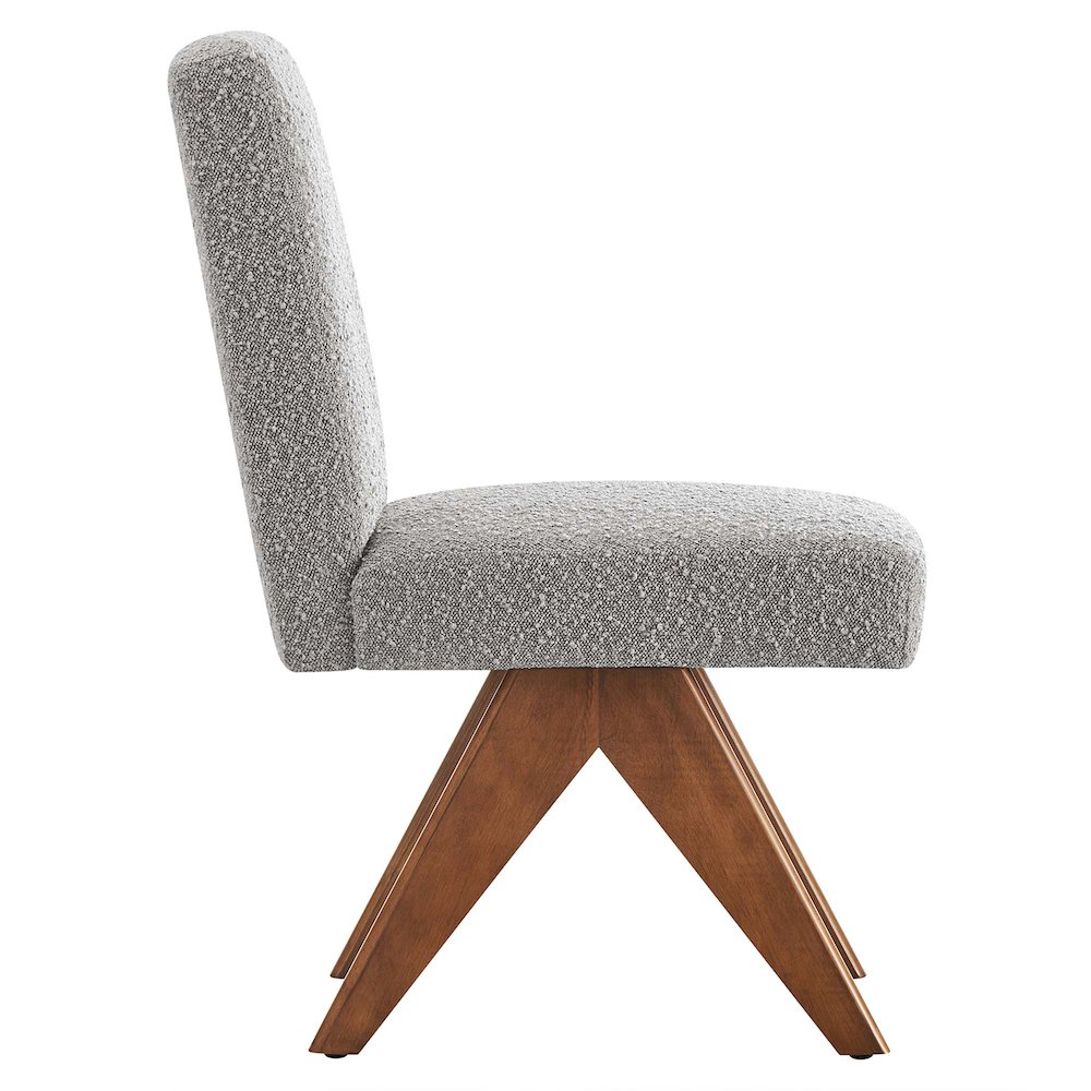 Lyra Boucle Fabric Dining Room Side Chair Set of 2. Picture 6