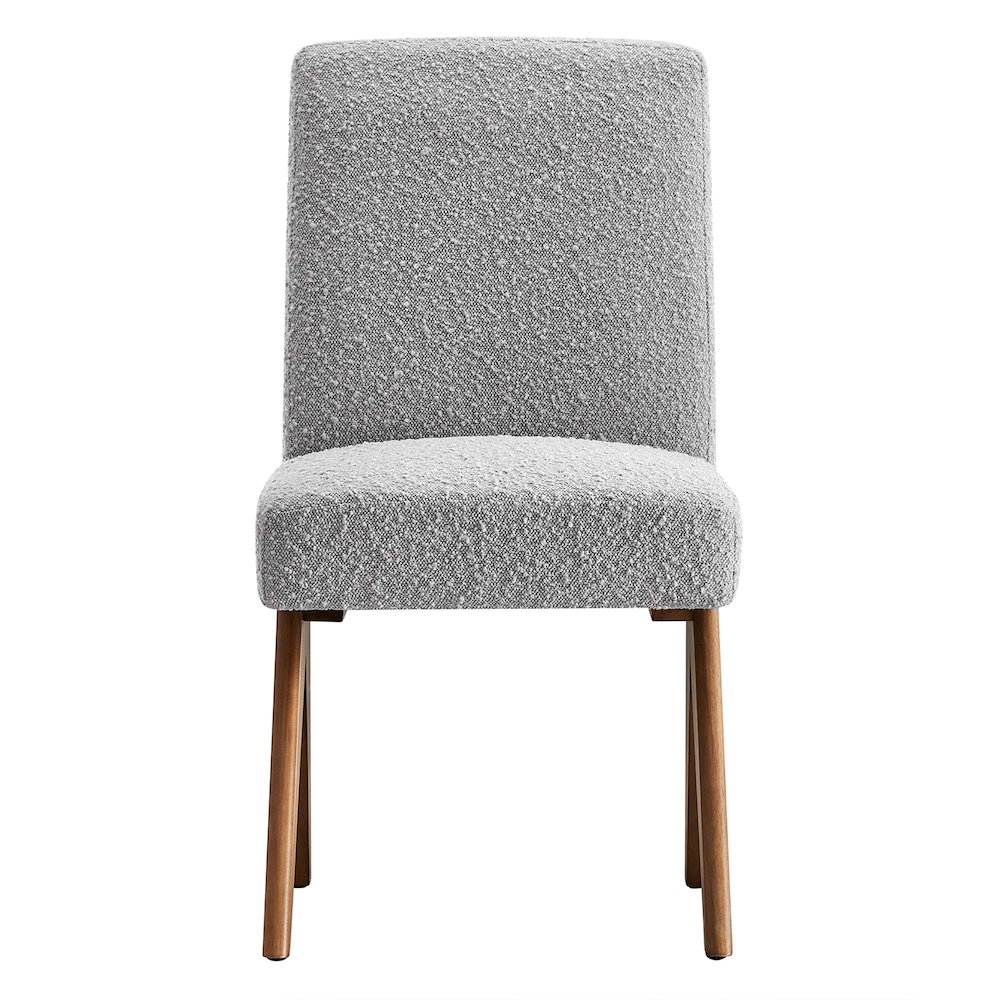 Lyra Boucle Fabric Dining Room Side Chair Set of 2. Picture 7