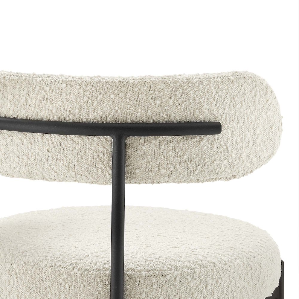 Albie Boucle Fabric Bar Stools Set of 2. Picture 8