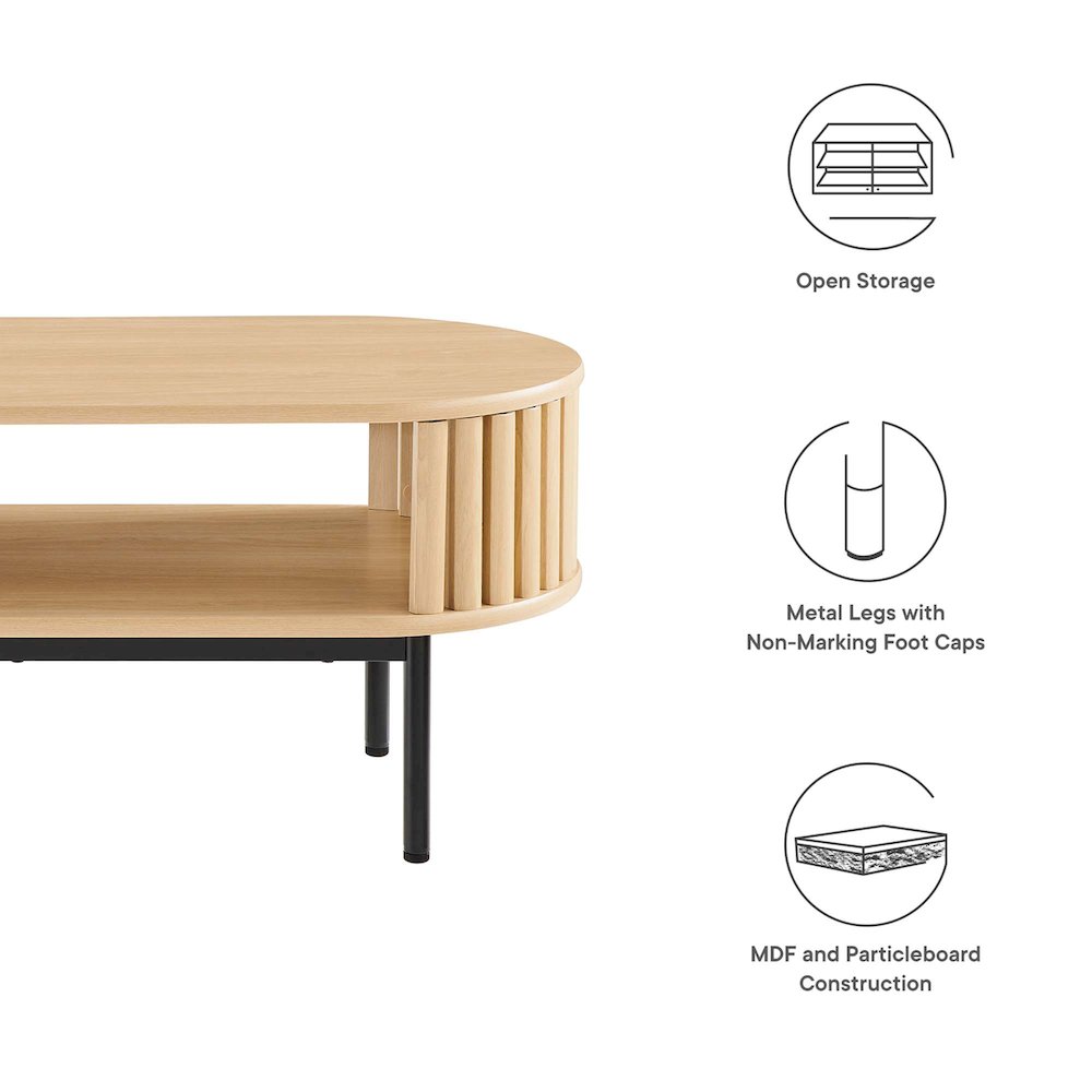 Fortitude Wood Coffee Table. Picture 2