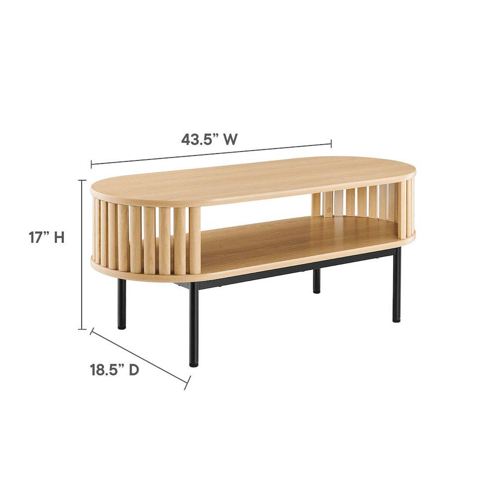 Fortitude Wood Coffee Table. Picture 3