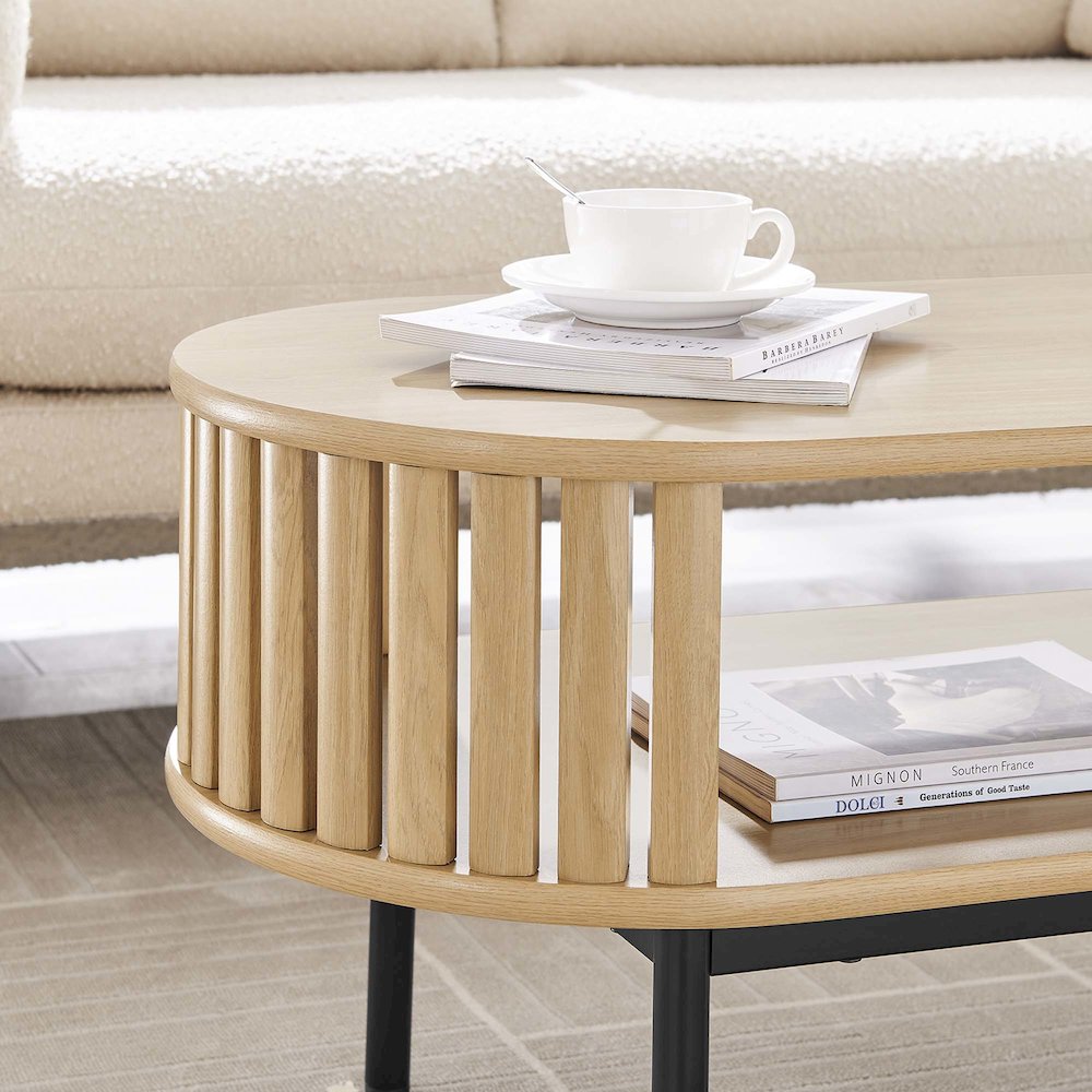 Fortitude Wood Coffee Table. Picture 8