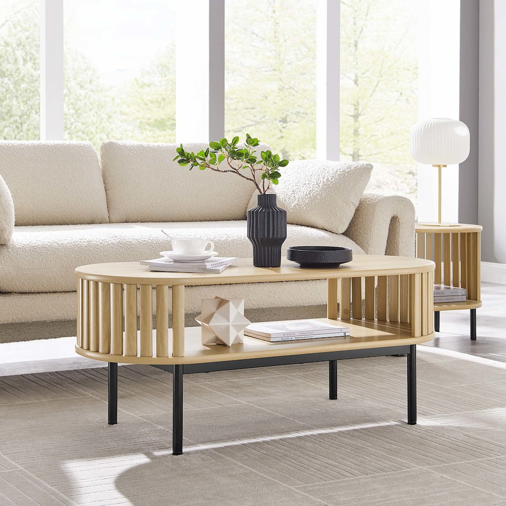Fortitude Wood Coffee Table. Picture 7