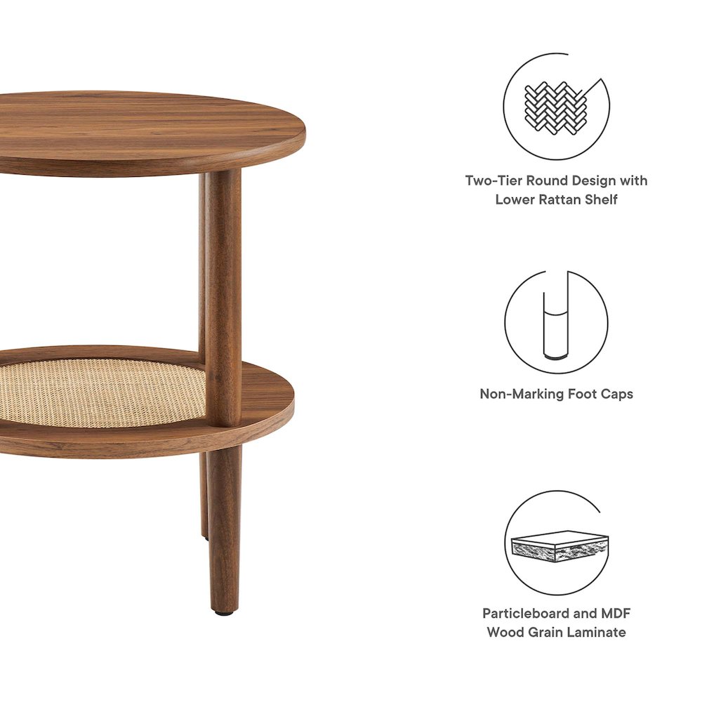 Torus Round Side Table. Picture 3