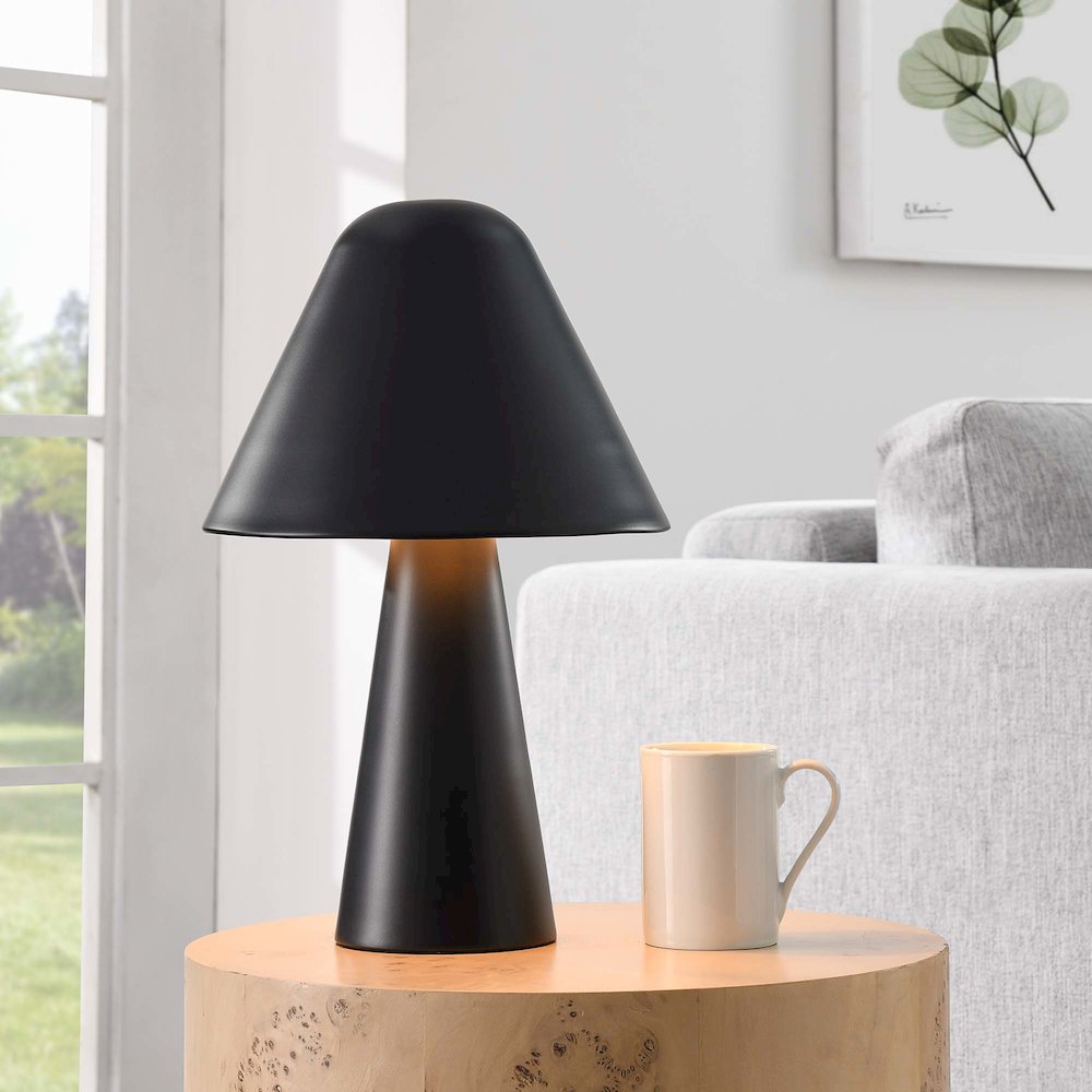 Jovial Metal Mushroom Table Lamp. Picture 8
