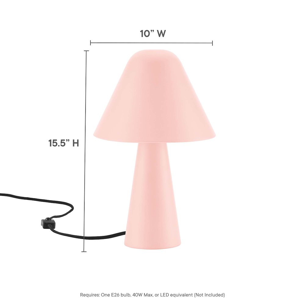 Jovial Metal Mushroom Table Lamp. Picture 3