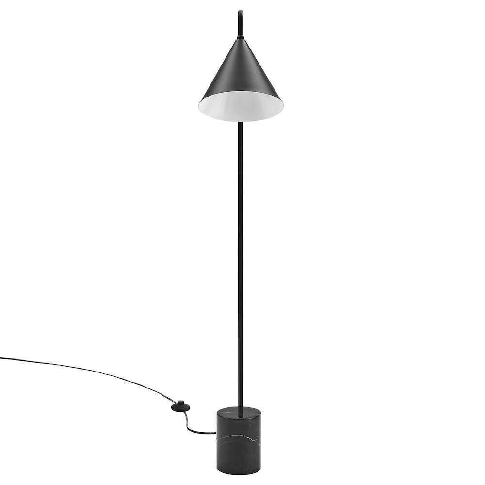 Ayla Marble Base Floor Lamp. Picture 4