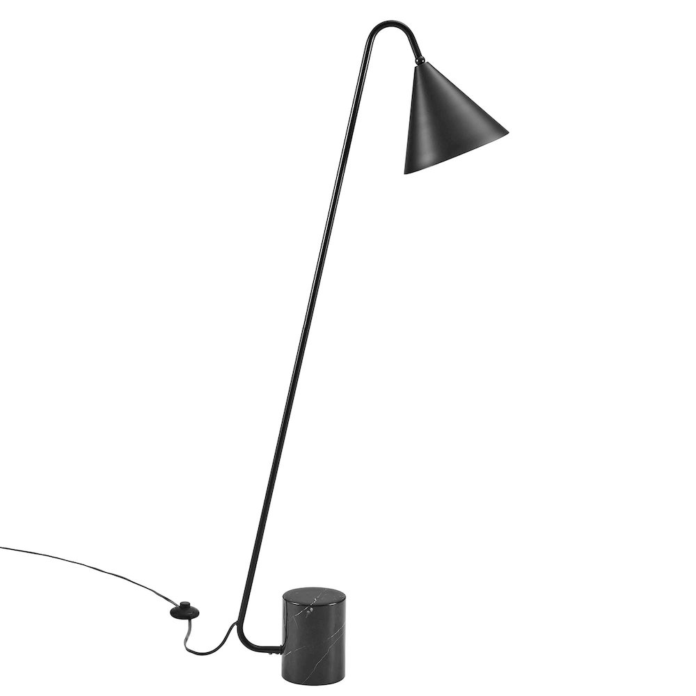 Ayla Marble Base Floor Lamp. Picture 5