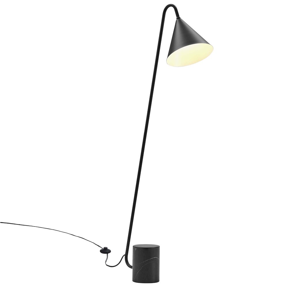 Ayla Marble Base Floor Lamp. Picture 1