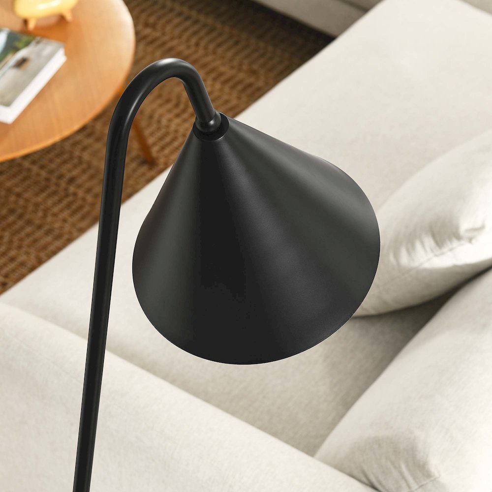 Ayla Marble Base Floor Lamp. Picture 10