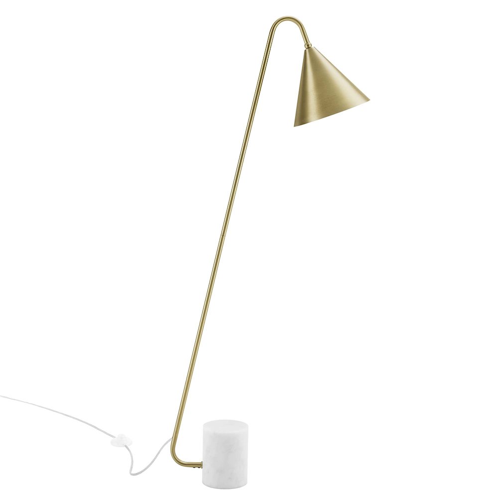 Ayla Marble Base Floor Lamp. Picture 4