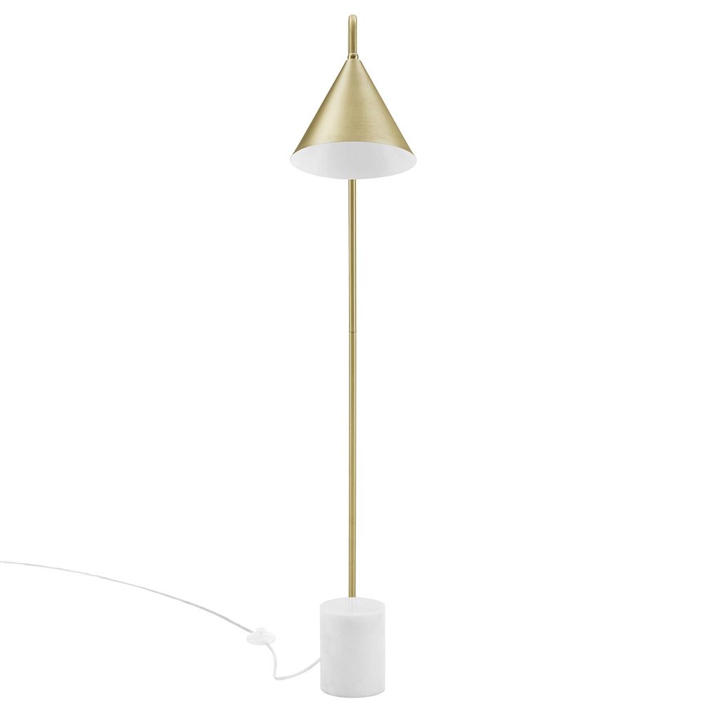 Ayla Marble Base Floor Lamp. Picture 5