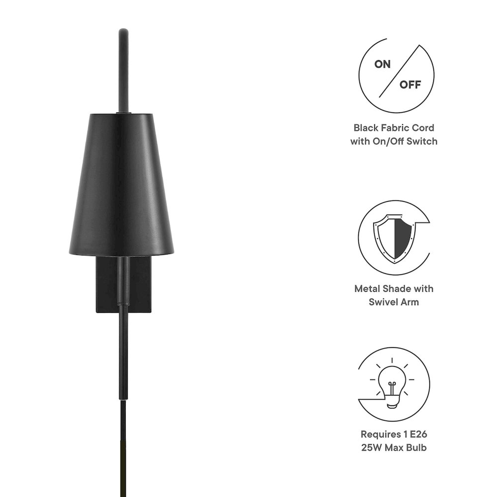 Faye Metal Wall Sconce. Picture 2
