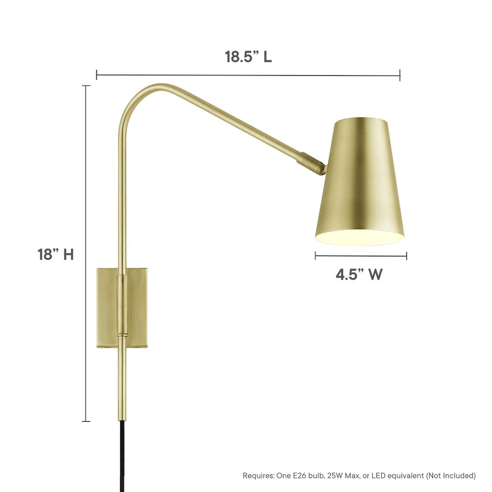 Faye Metal Wall Sconce. Picture 2