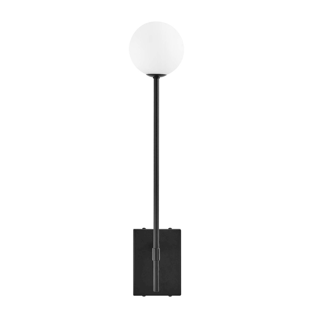Riva White Globe Wall Sconce. Picture 5