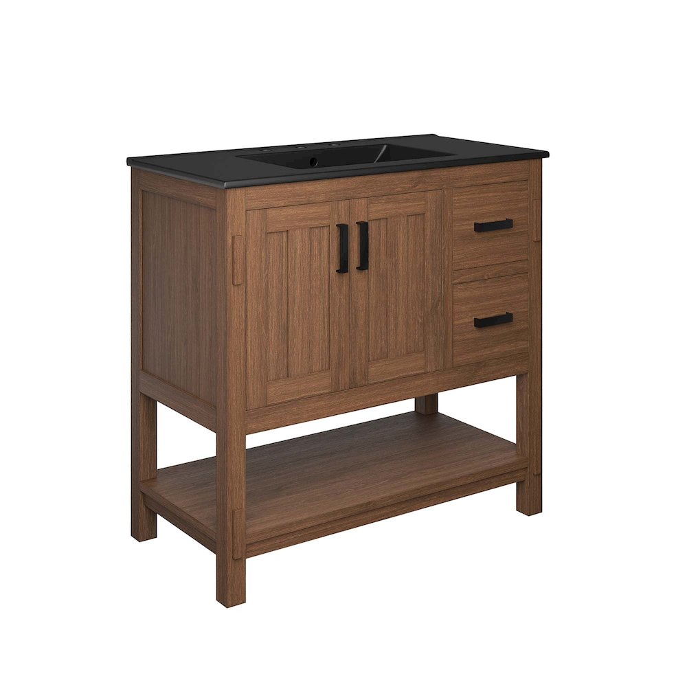Ashlyn 36” Wood Bathroom Vanity. Picture 1