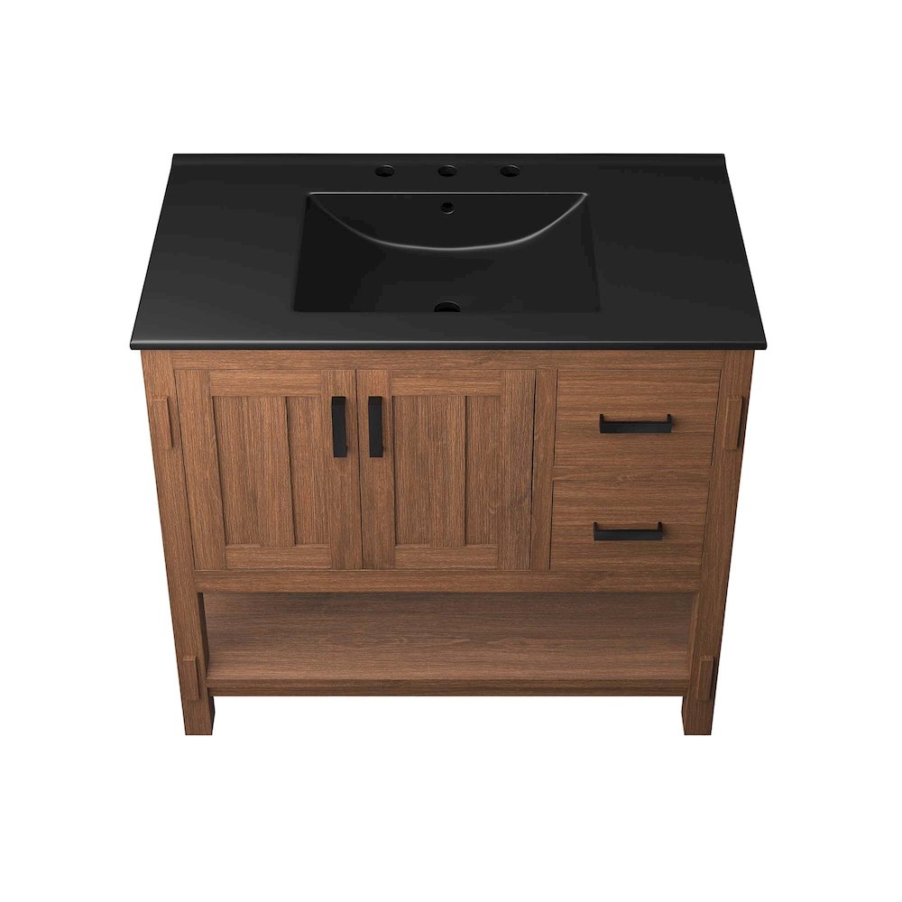 Ashlyn 36” Wood Bathroom Vanity. Picture 5