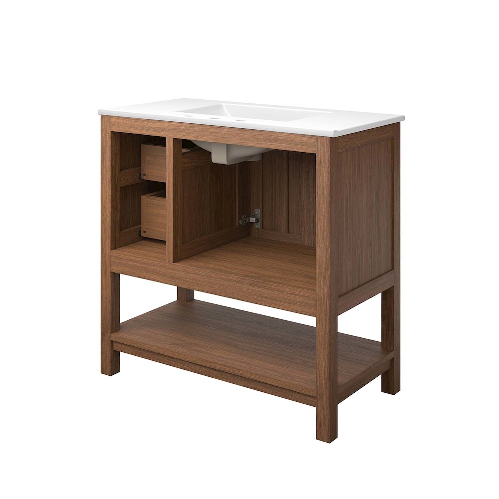 Ashlyn 36” Wood Bathroom Vanity. Picture 6