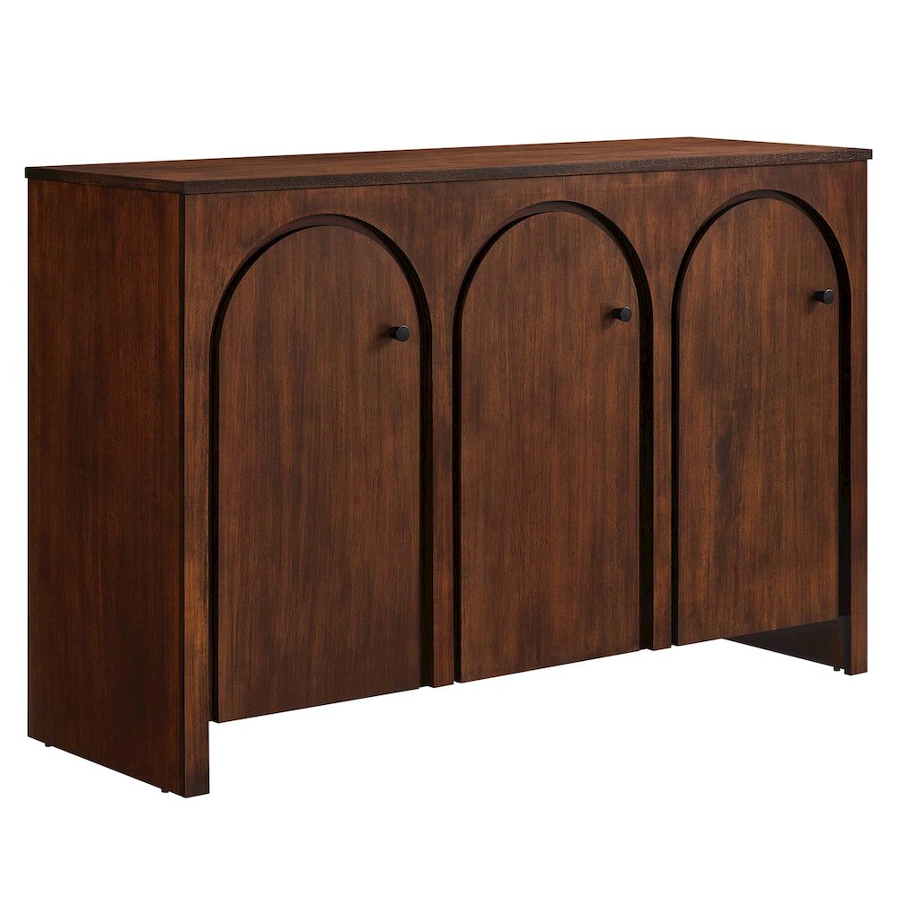 Appia 3-Door Arched Door Sideboard Storage Cabinet. Picture 1