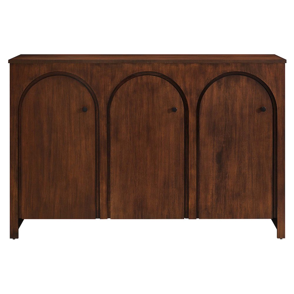 Appia 3-Door Arched Door Sideboard Storage Cabinet. Picture 5