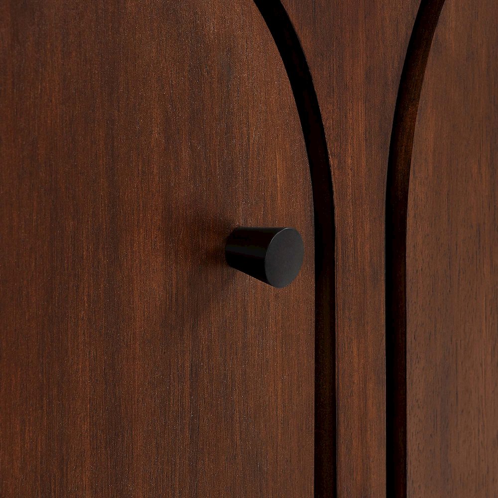 Appia 3-Door Arched Door Sideboard Storage Cabinet. Picture 7