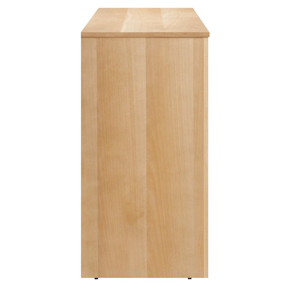 Appia Wood Grain 4-Door Sideboard Storage Cabinet. Picture 4