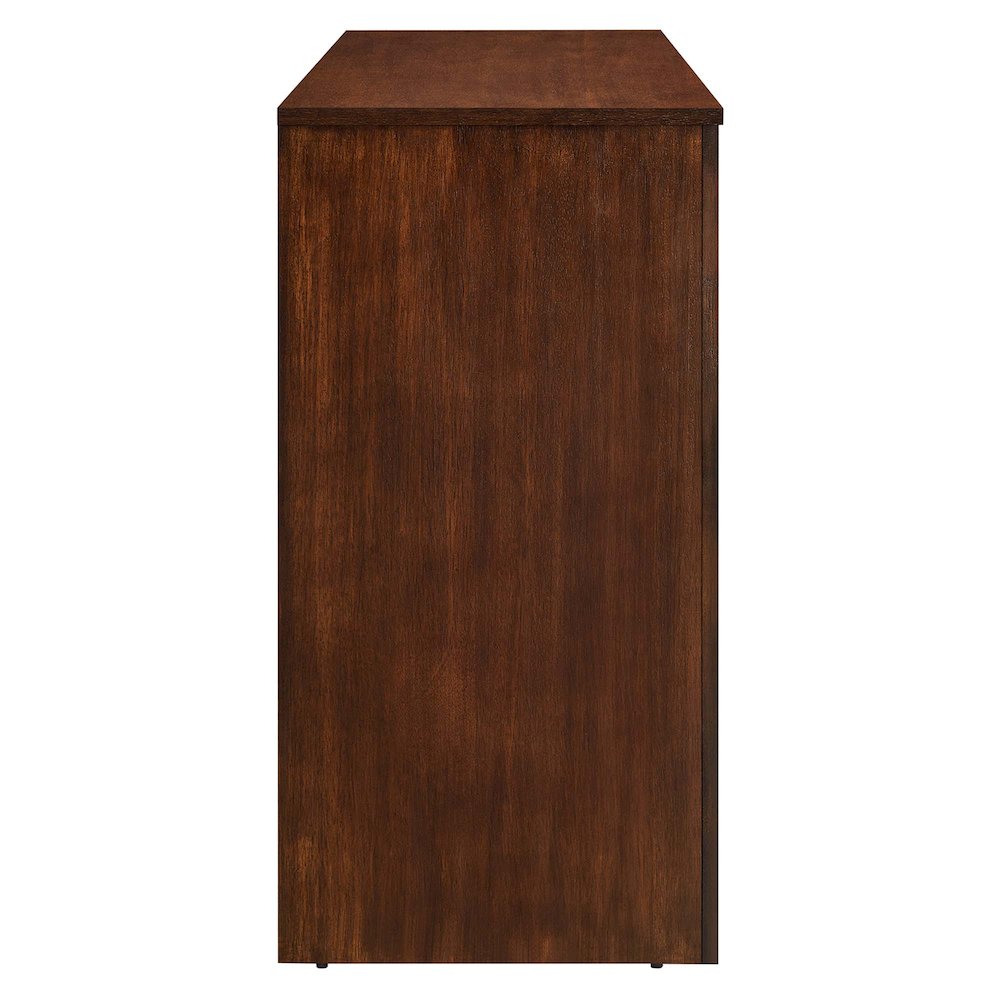 Appia Wood Grain 4-Door Sideboard Storage Cabinet. Picture 4
