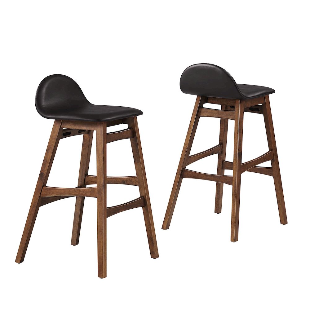 Juno Wood Bar Stool Set of 2. Picture 8