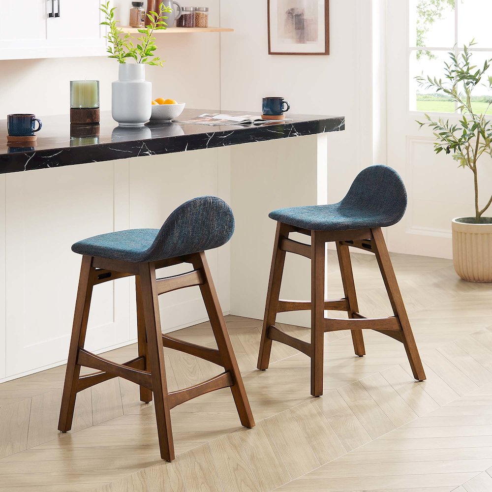 Juno Wood Counter Stool Set of 2. Picture 9
