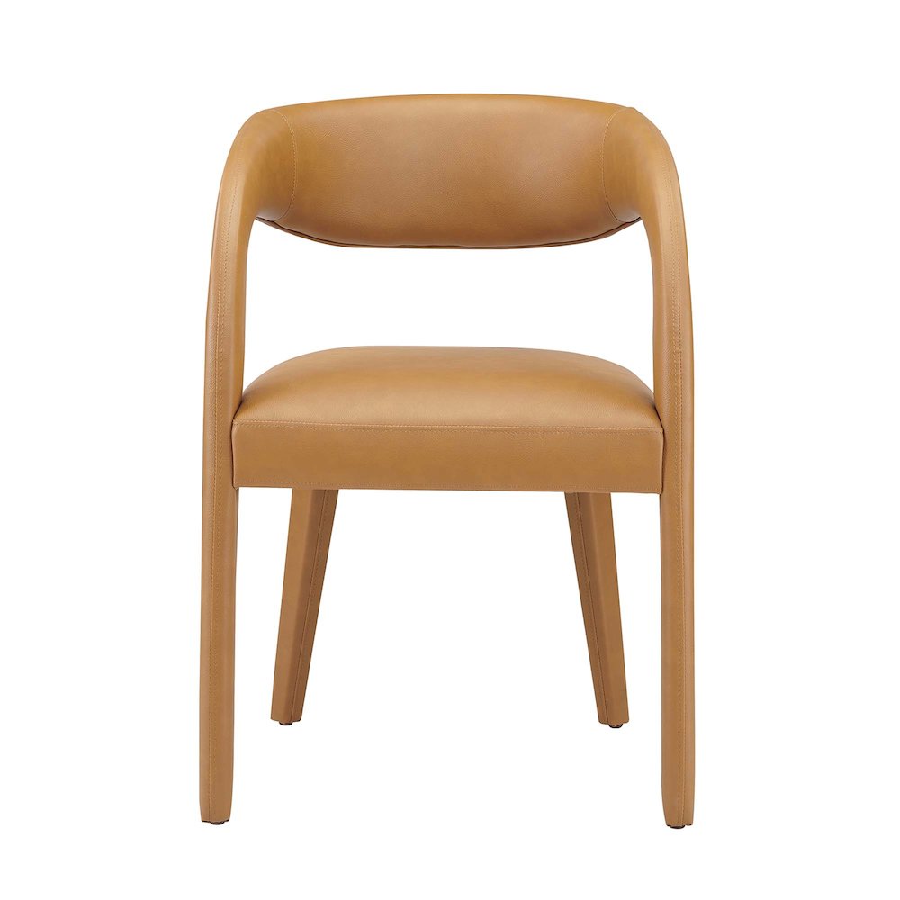 Pinnacle Vegan Leather Dining Chair Set of 2. Picture 6