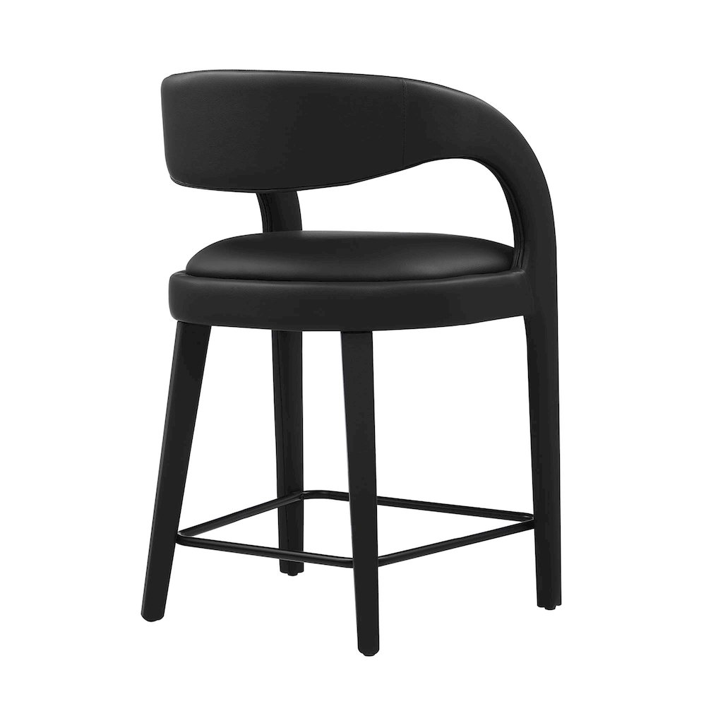 Pinnacle Vegan Leather Counter Stool Set of 2. Picture 5