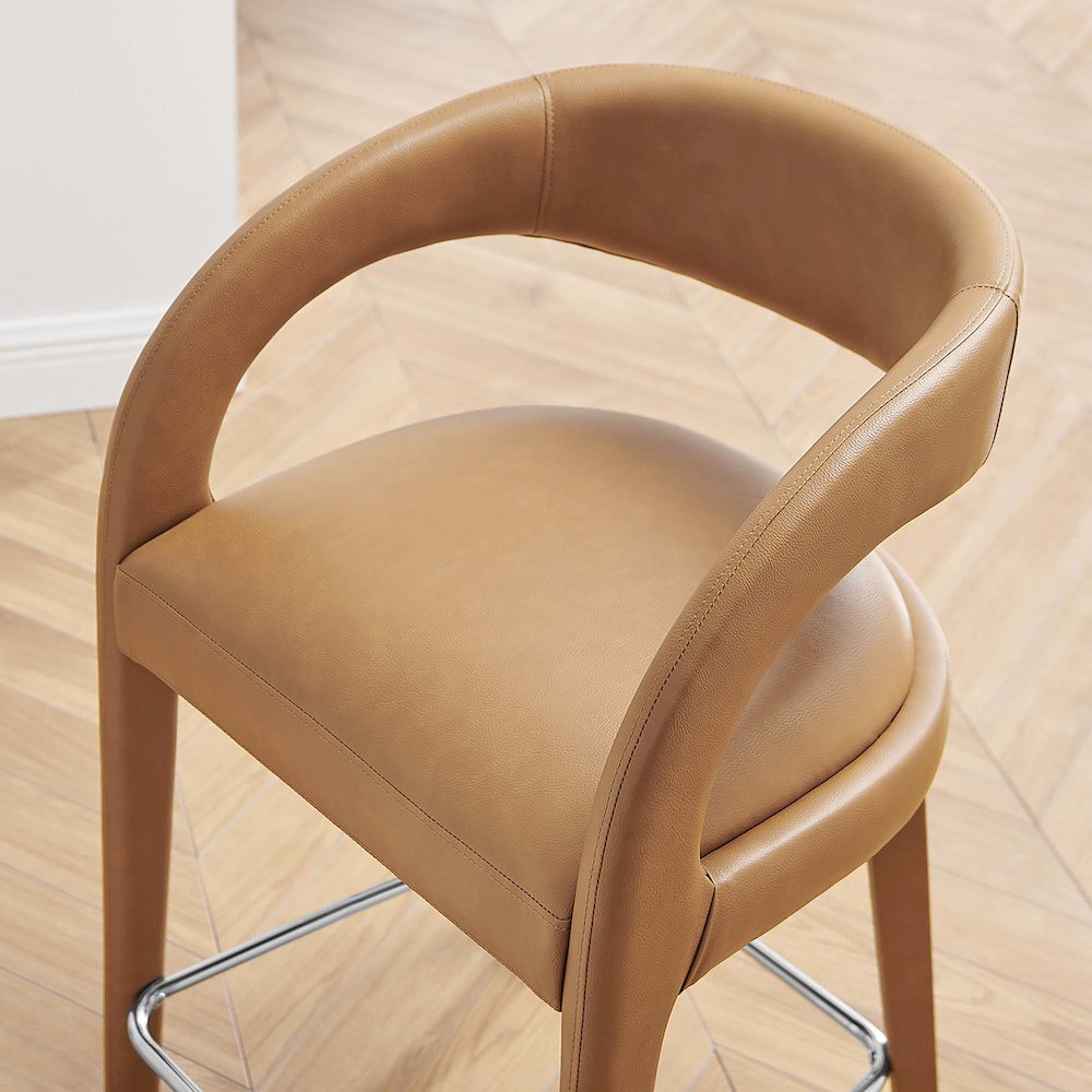 Pinnacle Vegan Leather Counter Stool Set of 2. Picture 10