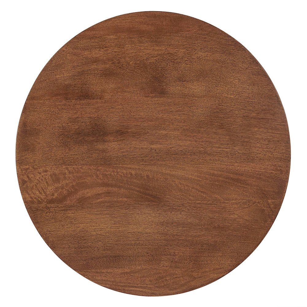 Lina Round Wood Side Table. Picture 6