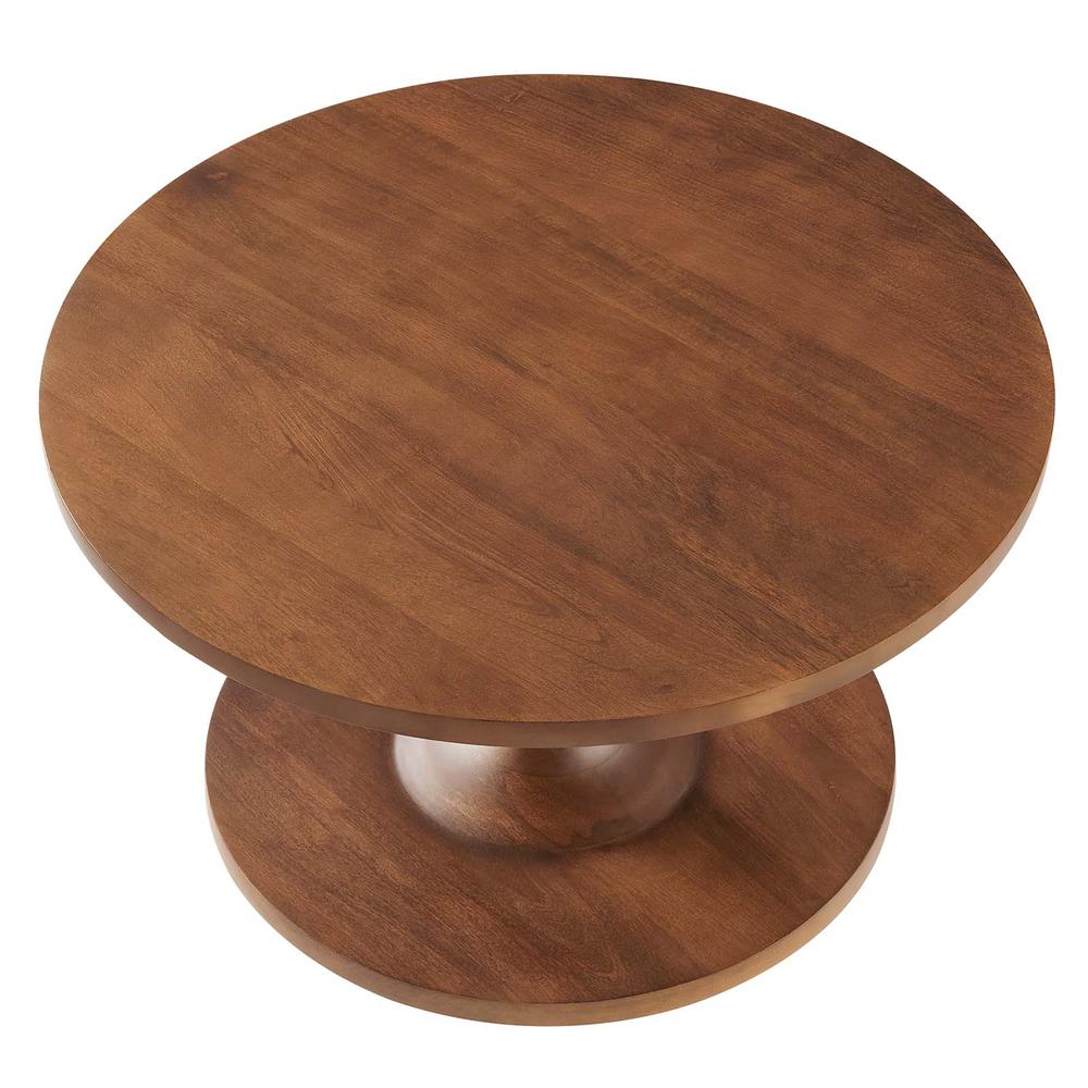 Lina Round Wood Coffee Table. Picture 2