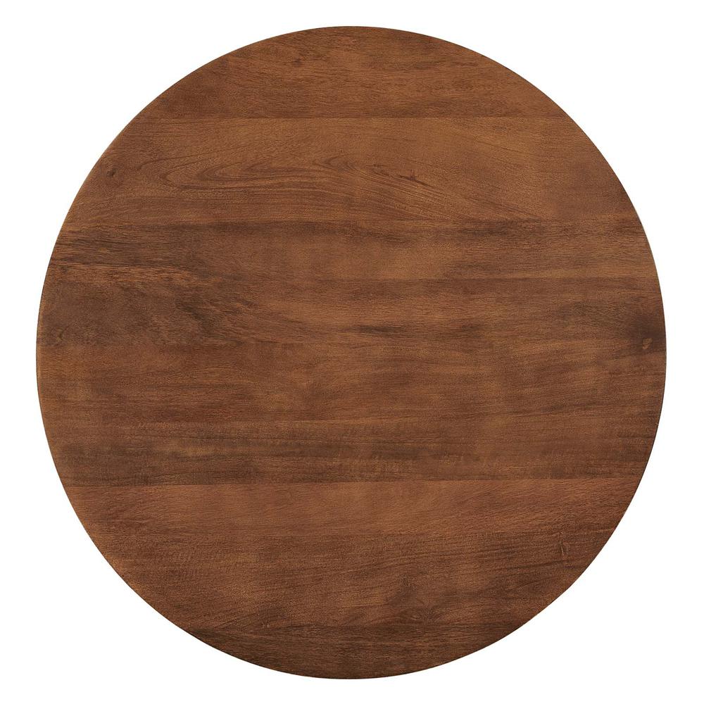 Lina Round Wood Coffee Table. Picture 3