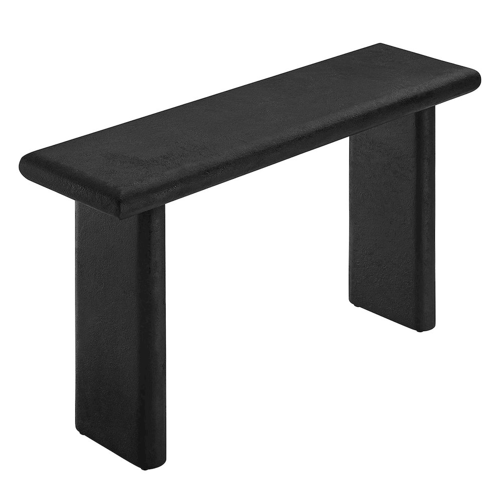 Relic Concrete Textured Console Table. Picture 4