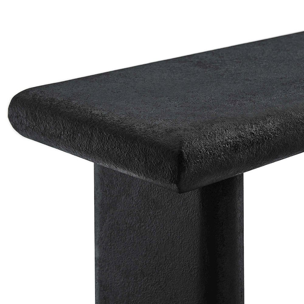 Relic Concrete Textured Console Table. Picture 7