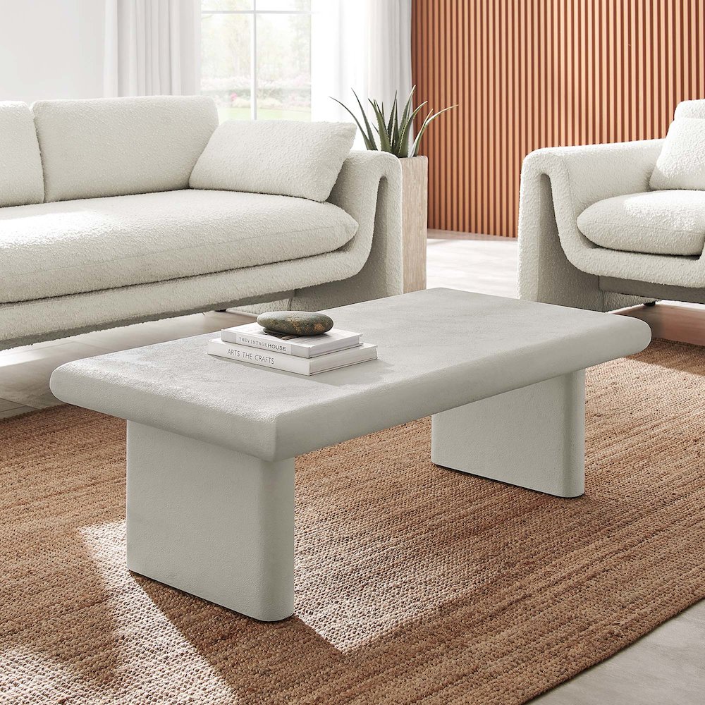 Relic Concrete Textured Coffee Table. Picture 9